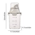 thumbnail image 3 of Birdeem Food Storage Container with Measuring Cup,Transparent Airtight Pantry Storage Organizer for Dry Goods,Cereal,Flour,Sugar,Snacks,Kitchen Storage Box with Measuring Compartment, 3 of 9