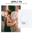 thumbnail image 3 of Shisuyan Storage Rack White 1Pcs 29x27cm Plastic Hexagon Shape, 3 of 8