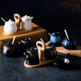 thumbnail image 3 of Qeeadeea Cream And Sugar Set For Coffee Bar, Creamer And Sugar Sets, Sugar Bowl And Creamer Set, Gradient Coffee Serving Set-vintage shine-Milk jug and sugar jar, 3 of 8
