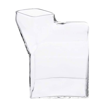 GUOOL 350ml Glass Milk Carton Milk Mug Microwavable Glass Milk Mug for Office Home Adult Kids Women