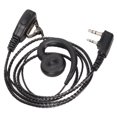 thumbnail image 2 of G Shape  Talkie Headphone, Hands Free Communication 2 Way  Ear  Earpiece K Head PTT Wire Control Comfortable To Wear  For  For, 2 of 8