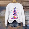 thumbnail image 1 of EGNMCR T-shirt Imprimé de Pâques T-Shirts Graphiques pour Femmes Chemises pour Femmes Journée de Pâques Chandail à Capuchon Imprimé à Col Rond pour Femme Haut à Manches Longues T-Shirts pour Femmes, 1 of 3