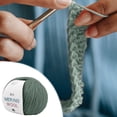 thumbnail image 2 of TopLLC Wool Hand-woven Medium Coarse Scarf Hat Overcoat Wool Merinoss Wool Wool Cashmeres Yarn wools group, 2 of 6