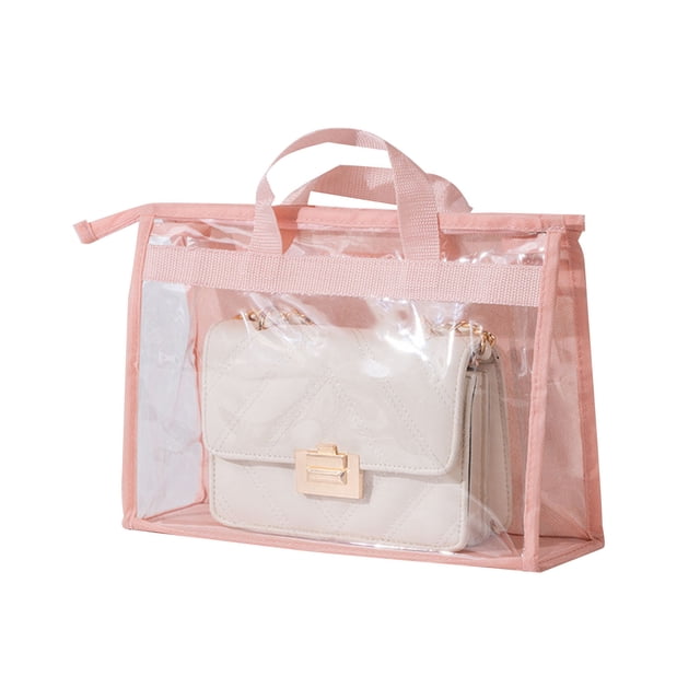 EGNMCR Sacs de Scellage Sac Sac Suspendu pour Garde-Robe Sac de Rangement en Cuir Transparent Protection Produits Anti-Poussière