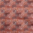 thumbnail image 1 of oneOone Tissu Jersey Coton Brun Rouille Matériel de Couture Patchwork Tissu Imprimé au Mètre 58 Pouces de Large, 1 of 5