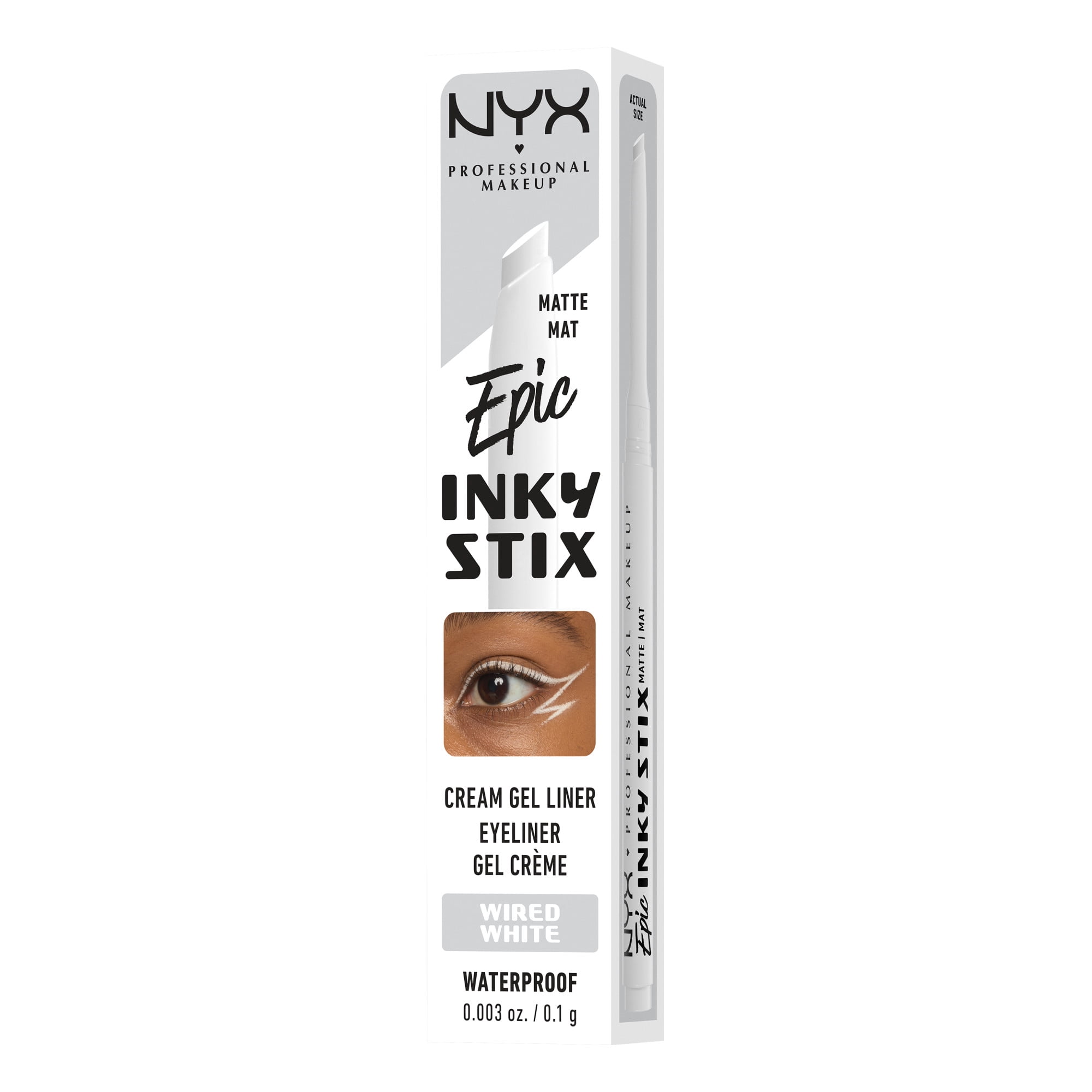 NYX Professional Makeup Epic Inky Stix, Crayon pour les yeux gel crémeux