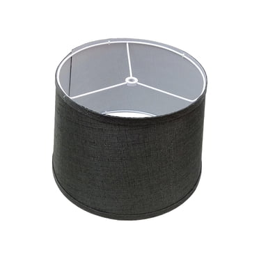 Milaget Abat-jour en Tissu de Rechange Petit Abat-Jour de Lampe de Table pour Chambre Chevet Maison Gris