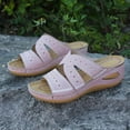 thumbnail image 4 of Dvkptbk Sandales Femmes Sandales Multicolores Brodées pour Femmes avec Semelle Compensée à Bout Ouvert Chaussures à Plateforme Chaussures pour Femmes, 4 of 9