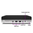 thumbnail image 2 of Remis à Neuf : HP 600 G4 MINI Intel Core i5-8500T 2,10 GHz, 8 Go, M.2/128 Go SSD, Win 10 Pro, 2 of 4