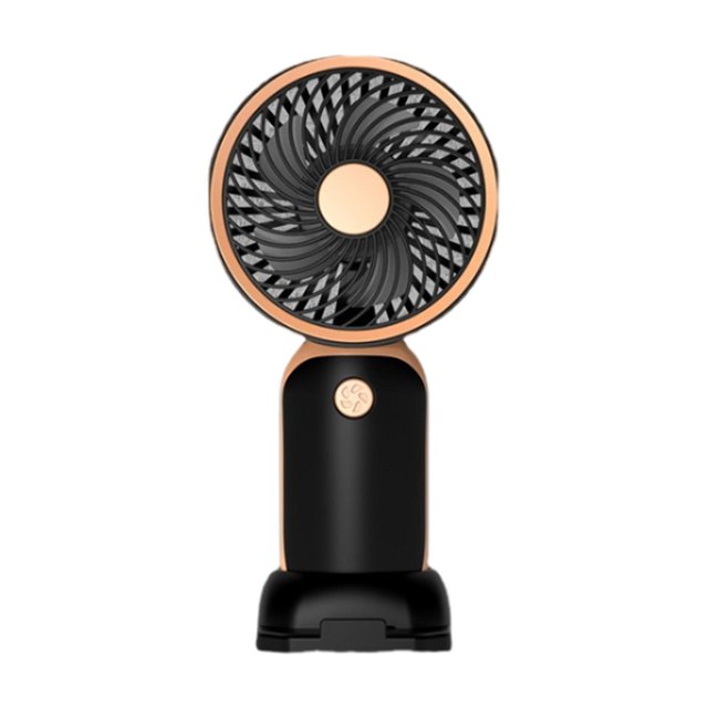 yuksok Handheld Portable Fan for Camping or Playing Sports Versatile Hand Held Personal black