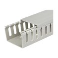 thumbnail image 3 of StarTech.com Open Slot Cable Management Raceway with Cover, 3"(75mm)W x 2"(50mm)H, 6.5ft(2m) length, 1/4"(8mm) Slots, PVC Network Cable Hider Kit/Wall Wire Duct, Max 180 Cables, UL Listed - UL94 V0, M1 Fire Rated (CBMWD7550) - Cable raceway - 6.6 ft - gray - TAA Compliant, 3 of 6