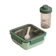 thumbnail image 2 of Portable Plastic Partition Integrated Lunch Box, Multi-functional Light Food Bento Box, 2 of 3