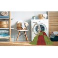 thumbnail image 2 of Ahgly Company Machine Washable Indoor Square Transitional Mahogany Brown Area Rugs, 6' Square, 2 of 7