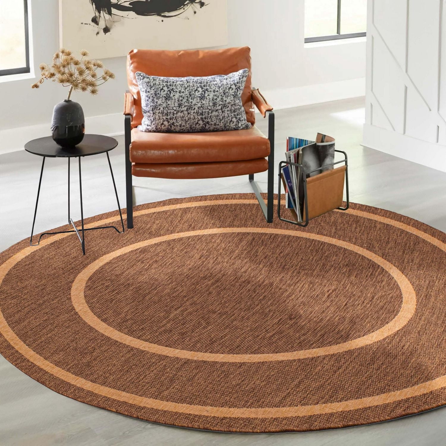 Tapis Moderne ECARPET pour Salon, Salle à Manger et Chambre Coucher CollectionJute Natura