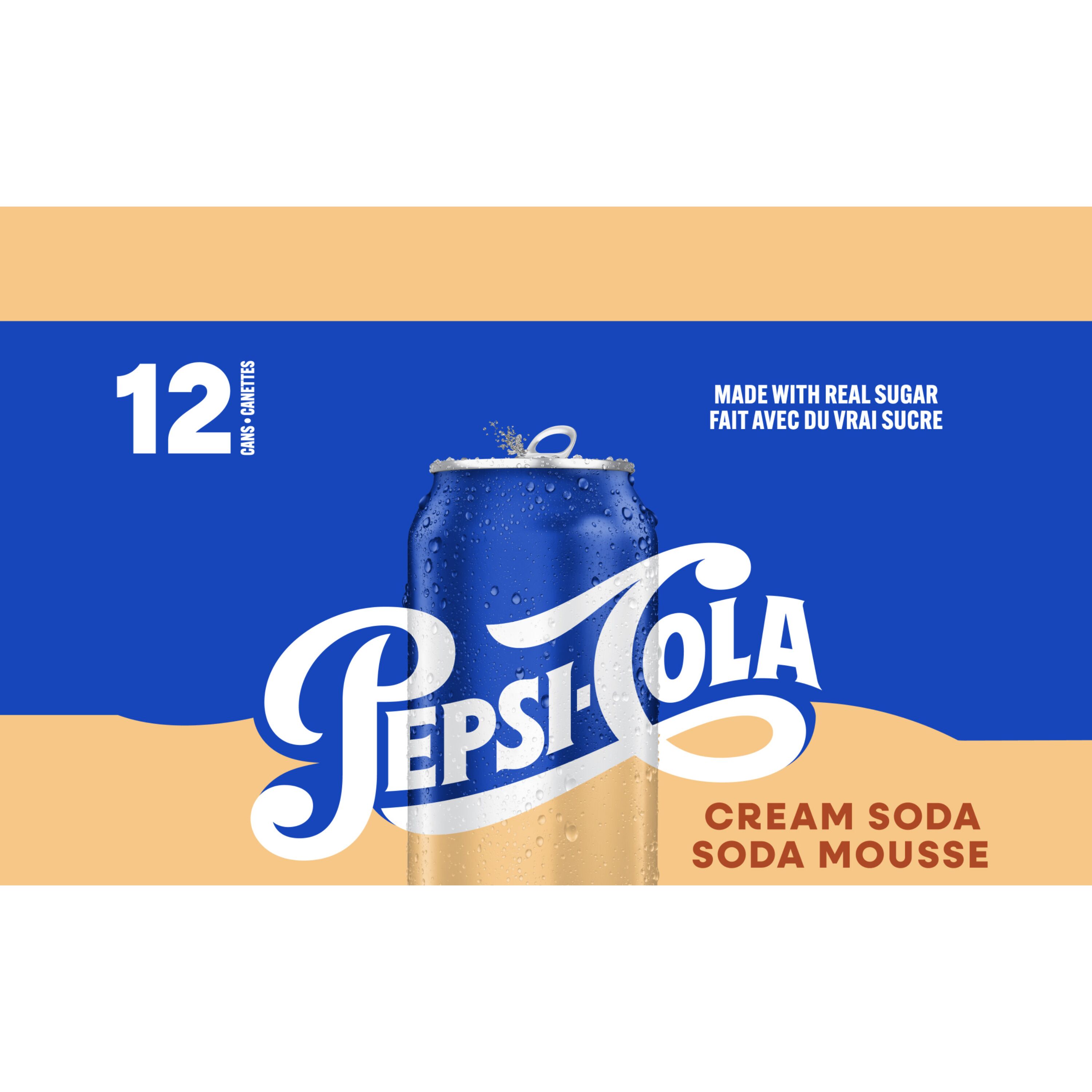 Pepsi Cola Soda Shop Cream Soda 12 x 355 ml, Cans - Walmart.ca