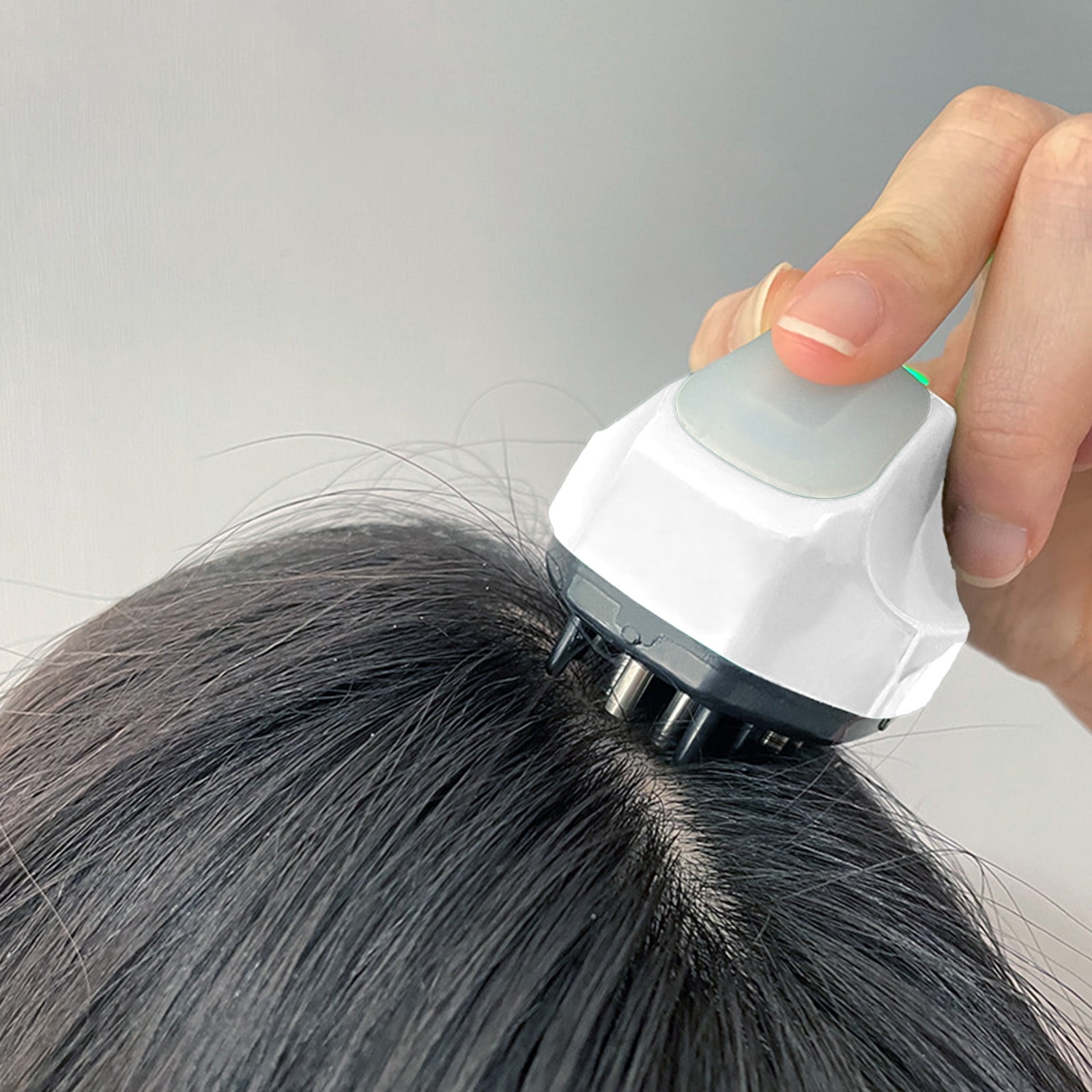 EGNMCR Scalp Massagers Medicines Applicator Electric Liquid Guide Ball Massage Comb Hair Care Essences Applicator Hair Oil Applicator Oily Scalp Brush Pastic Massager