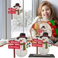 thumbnail image 2 of Christmas Tree Small Pendant Wooden Colored Drawing Pendant Bell Christmas Santa Claus Christmas Element-Decorations, 2 of 6