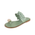 thumbnail image 1 of Sandales d'Été pour Femmes Sandales Ananas pour Dames Sandales de Plage à entre-Doigt Pantoufles Boho Décontractées Chaussures de Plage, 1 of 9