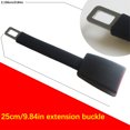 thumbnail image 1 of Universal Vehicle Seat Belt Extension Buckle Clip Replacement Belts Extender Strap Tension Adjuster Upgrade Accessories Grey, 1 of 9