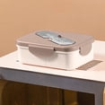 thumbnail image 1 of Boîte Bento à 2 Compartiments, Contenant Alimentaire Allant au Micro-Ondes, Couvercle Scellé Étanche, Préparation de Repas Compartimentée, Plateau-Repas de Bureau, Plat Portable avec Cuillère à Fourche, Plastique Écologique, 1 of 6