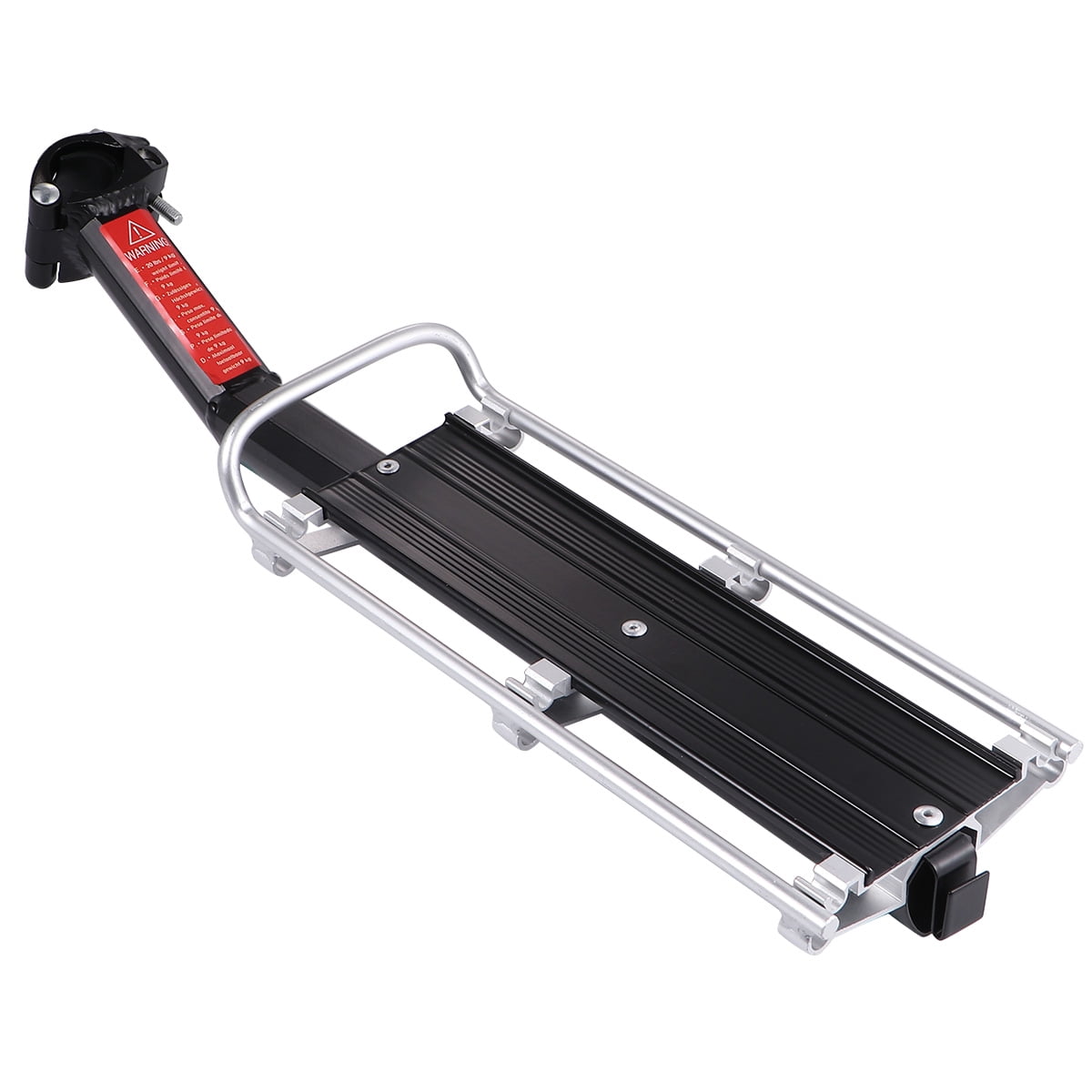 1 Pce Porte-Bagages de Vélo Support de Montage Supports de Cyclisme Porte-Bagages Cargo Tige de Selle Sacoches Arrière Porte-Bagages Support en Aluminium Étagère de Vélo Dégagement Rapide