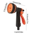 thumbnail image 3 of High Pressure Garden Hose Nozzle Spray Gun – Adjustable Watering Patterns for Lawn, Plants, and Car Wash, Durable Plastic Trigger Sprayer (No Hose Included), 3 of 8