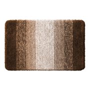 Big Sale ! Huayishang Carpet,Bathroom Rug Mat 24X16 Extra Soft and Absorbent Microfiber Bath Rugs Non Slip Plush Shaggy Bath Carpet Machine Wash Dry Bath Mats for Bathroom Floor Tub and Shower Brown