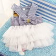 thumbnail image 4 of TopLLC Jupe Bouffante Robe en Dentelle à Rayures Robe pour Chien Robes de Princesse pour Chien, 4 of 4