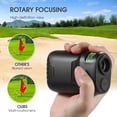 thumbnail image 4 of Usb 800M/1000M/1200M Golf Rangefinder 6X Magnification USB Charging Range Finder with Slope Distance Speed Meter for Outdoor Golfing Hunting Hiking Measurement, 4 of 7