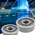 thumbnail image 3 of LED Fountain Light, Stainless Steel Submersible Underwater Spotlight High Brightness Submersible Pond Light Submersible Fountain  for Garden Pond Pool Water Feature, 3 of 7