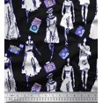 thumbnail image 1 of Soimoi Poly Georgette Fabric Women & Camera Fashion Fabric Prints by Yard 52 Inch Wide, 1 of 3