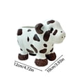 thumbnail image 3 of TIELUTT Mignon Vache Animal Résine en Forme de Vache Petite Succulente Convient pour Mini et Cactus Assortiment avec Plateaux Viande en Pot Succulentes en Pot Petit Grand Vase de Sol Support de Pot de Fleurs Moderne, 3 of 7