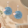 thumbnail image 4 of Dvkptbk Bathroom Chenille Hanging Hand Towel Balls- Super Absorbent Microfiber Soft Towel Quick Drying Hand Balls with Hanging Loop for Home Bathroom Kitchen Hand Towels Kitchen & Dining, 4 of 7