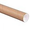 thumbnail image 3 of Proline 2 X 18 Kraft Heavy-Duty Mailing Shipping Tubes With Caps (1), 3 of 4