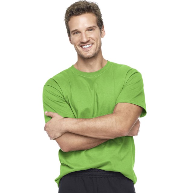 Hanes Adult Tagless Short-Sleeve Bottom Hem Beefy T-Shirt