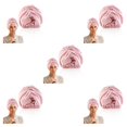 thumbnail image 3 of maskred Ample Space Satin Bonnet Comfortable And Exquisite Craft For Hair Care Large Black 5Set, 3 of 6
