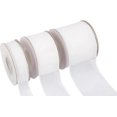 thumbnail image 4 of Joycrosso Burlap Wired Edge Ribbon 3 inch x 10 Yards, White, Ideal for Crafting, Gift Wrapping, Wreath, Christmas Tree, and Rustic Wedding Decorations, 4 of 4