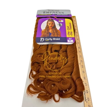 Darling Curly Braid , 60 Pouces, Cheveux Africains, Frites, Synthétique, 320 g