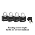 thumbnail image 3 of Master Lock 3/4" Wide Covered Solid Body Padlock, 3 of 5