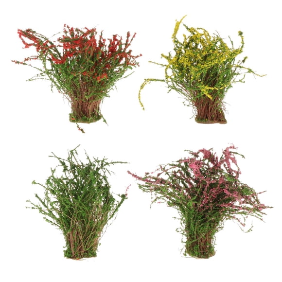 Milaget segolike Diorama Models, Model Train Scenery Ground Cover Flower Model Railroad Style A