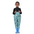 thumbnail image 1 of WEIYLL Bodysuits for Girls Summer Sleeveless Ruffles Overalls Off Shoulder Long Pants Solid Color Green Toddler Overalls for 7-8 Years, 1 of 8