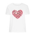 thumbnail image 5 of YLHFASHION T-Shirts de la Saint-Valentin pour Femmes 2025 Décontractés à Col Rond à Manches Courtes T-Shirts Mode à Imprimé Graphique de Cœur Hauts Tee Liquidation T-shirt à Manches Courtes pour Femmes, 5 of 5