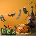 thumbnail image 4 of Mistaha Halloween Table Pumpkin Skull Wooden Decoration Halloween Party Table Centerpieces Table Topper, 4 of 8