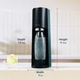 thumbnail image 3 of Sodastream Terra (Noir) – Machine à eau pétillante avec CO₂ et bouteille de gazéification, 3 of 8