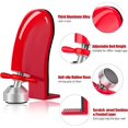 thumbnail image 4 of Wolfrail Verrou de Porte Bouchon de Serrure de Porte. Dispositifs de Sécurité Portables pour Femmes Sécurité Personnelle/protection Maison. Bouchon de Serrure Antidérapant en Alliage d'Aluminium Sécurité 1 PCS (Rouge), 4 of 5