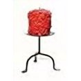 thumbnail image 3 of Small Wrought Iron Pillar Candle Stand, 5" Tall 4" Candle Plate - Hand Made by Amish, 3 of 3