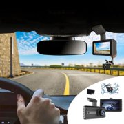 Suncoda Dash Cam, 1080P Car Dash Cam 3.0-Inch Screen Dashboard Camera 170 Degree Wide-Angle Parking Monitoring Cycle Recording and 32G Card
