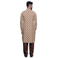 thumbnail image 3 of Atasi Kurta Pathani Classique à Col pour Garçons Chemise en Rayonne à Poche avant, 3 of 5