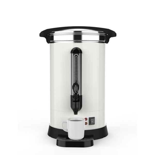 Garvee 100-Cup Stainless Steel Commercial Coffee Urn, 18L/4.8 Gal