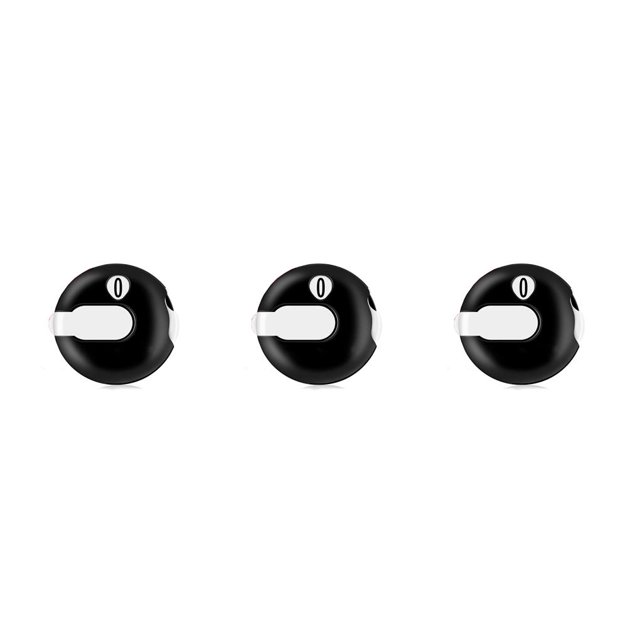 QualitChoice for Golf Score Counter 12 Strokes Portable Digit Handheld Indicator Training Aids Golfing Scoring Accessories Trainers White Black 3Set
